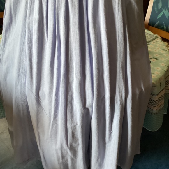 SALE! CMC long cotton dress, lilac, marked Small but runs large - Picture 4 of 4